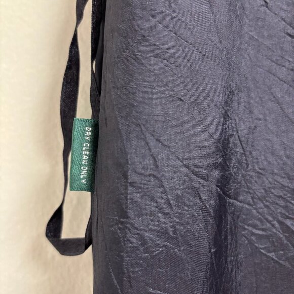 Lauren Ralph Lauren Womens Linen Pencil Skirt Size 8 Button Minimalist Career - Picture 7 of 13